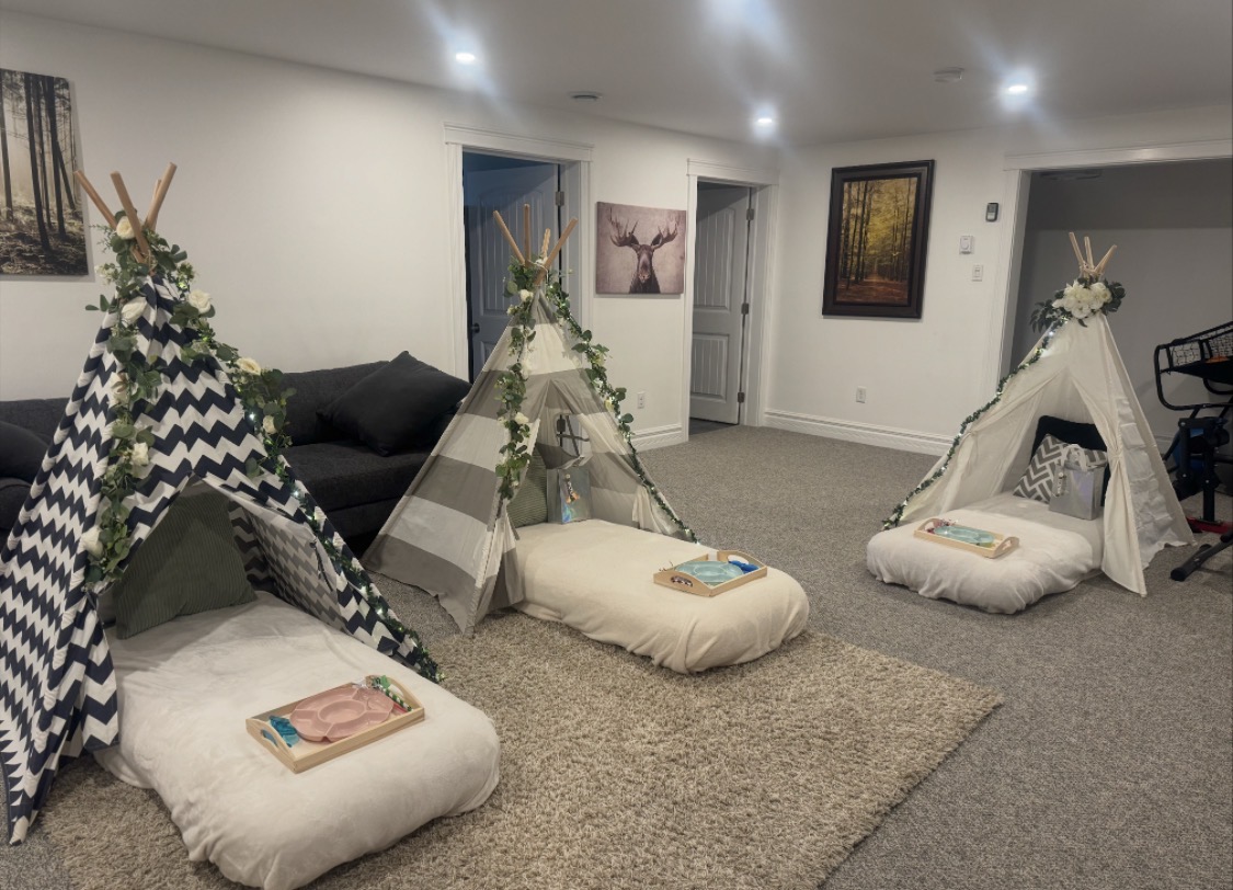Themed tent sleepovers